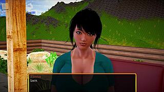 Brunette Teen Plays Erotic Homemade Game With Big Ass And Tits