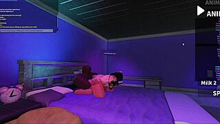 fucking a blonde bimbo doggystyle rough