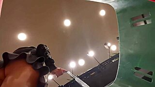 Hey, check out this Mexican milf at the supermarket, the hunter says spotting her big ass.