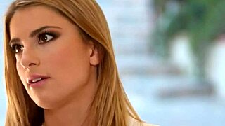 Blonde babe teases her conservative redhead friend with kisses. Soon they're face sitting and rimming in lingerie.