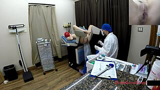 orgasm research inc patient 148 gets anal fingering with toys and gaping in close up