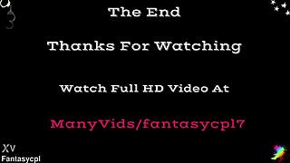 Hubby licks and blows big black cock before cumming in wife's mouth during fetish session