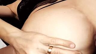 I film my mature couple having intense anal sex in pov style with big cock.