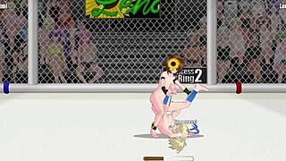 Hey, check out this intense catfight between Mimi and Rena in Princess of the Ring 2! 💥👊🏼