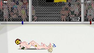 Hey, check out this intense catfight between Mimi and Rena in Princess of the Ring 2! 💥👊🏼