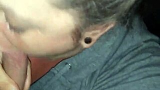 White Milf Bobbing On Pencil Dick With Blowjob Sucking But Craves Something Thicker