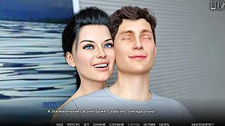 In this gameplay narrative the university student explores intense bondage and cum in mouth with his horny redhead girlfriend