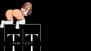 Alt Goth Girl Takes Huge Cock Deep In Tight Ass With Rough Squirting