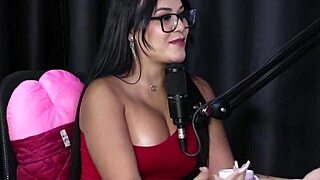 Masturbating Ladyboy Spreads Gaping Ass in Close-Up Solo Teasing