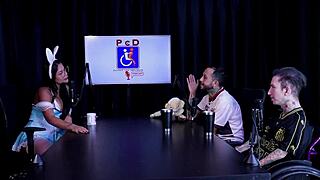 i love how this fat cuckold couple does bdsm domination with handjob and orgasm in public swinger group