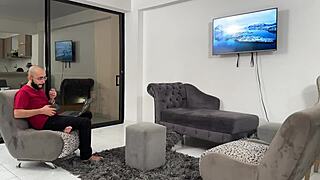 Why not tempt my roommate SoldierHughCock with my curvy ass while Linda Clauss rides his big cock?