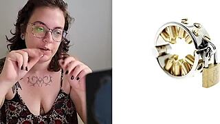 Big tits bbw babe in dress plays with unidentified fucking objects and toys