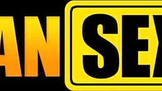 oh man, this sensational ebony girlfriend turns into a true anal freak with her bubble butt during rough interracial sessions