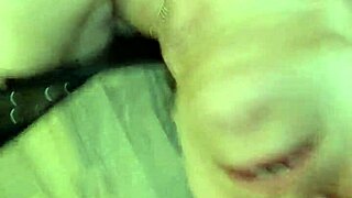 I blast cum in her mouth while buddy fucks her ass!