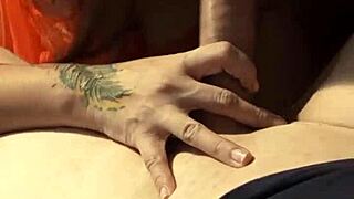 Oh wow, horny asian wife sucks that huge monster cock like a slut!