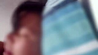 brunette girlfriend gets fucked doggystyle in bedroom by friend