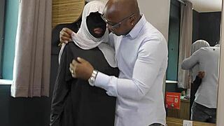 Does this skinny Muslim girl handle BBC sex therapy leading to a creampie in her tight pussy?