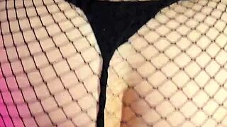 I went on this naughty cosplay date, you know, with pantyhose and all, ended up coated in cum... oops, so messy but fun!