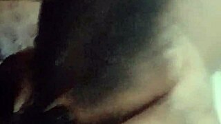 Jill Wettmout Sloppy Blowjob Close Up on Big Black Cock Until Cum?