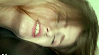 Sweet Teen 18+ Ginger Fox Bent Over for Anal Fucking and Cumshot Swallow