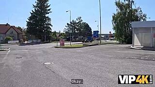 Milena Ray agrees to public sex! Before her boyfriend even speaks up.