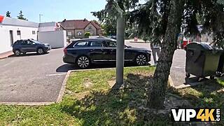 Milena Ray agrees to public sex! Before her boyfriend even speaks up.