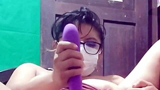 oh god i was so excited i started fucking my vagina with the dildo my stepdad gave me... had multiple orgasms and squirted everywhere