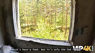 Milena Ray agrees to public sex! Before her boyfriend even speaks up.