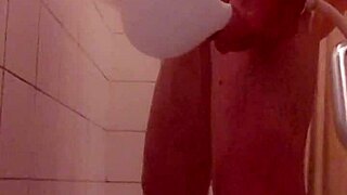 douche time in the shower