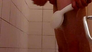 douche time in the shower