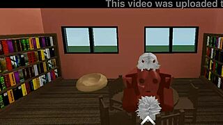 This guy fucks me hard in wild Roblox sex for ultimate pleasure