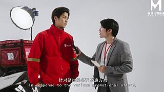 asian boss gives physical benefits with blowjob cowgirl riding and doggystyle pussy licking