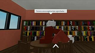 This guy fucks me hard in wild Roblox sex for ultimate pleasure