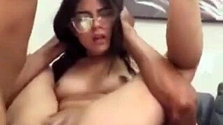 Amateur Brazilian double penetration with big tits interracial anal and squirting orgasm homemade