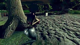 lets play last rest area with ebony elegance and redhead action