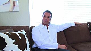 Sheena ryder bends over for stepdad's big cock in rough doggystyle anal with facial cumshot.