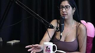 Blonde and brunette Latinas explore swingers club with Max Garcia for outdoor public group domination and toys