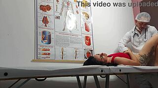 ginecologista, stick your finger in my ass and fuck this brazilian patient's tight wet pussy hard.