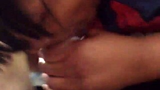 she casually sucked the cock until i came in her mouth