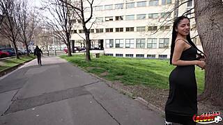 Hey, skinny latina teen Helen Star, ready for that hard casting fuck in Berlin?