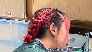 Whoa, this amateur teen gets her pussy railed hard in high def reality! 😲