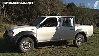 Forest Guide Pounds His Blonde Big Tits Girlfriend In Outdoor Doggystyle Sex!