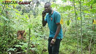 Damn, we fucked that chubby city babe hardcore on our farm land!