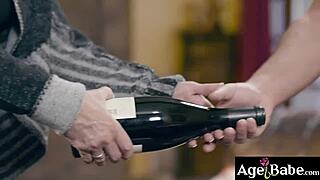 Older Woman Gags On Young 18+ Man Meat Making It Wet And Ready To Pound Her Mature Pussy