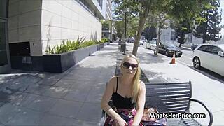 I feel desperate pounding this broke blonde teen from the street for extra cash in hardcore homemade sex