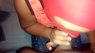 damn, que rico this latina milf's homemade blowjob on that beautiful ass