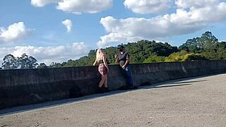 Encounter on the road turns into outdoor fun