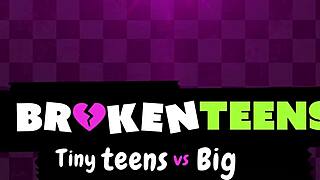 In a THRILLING Brokenteen 18+ Compilation, Brunette Babes Dive into Intense Anal Action and Creampie Finishes