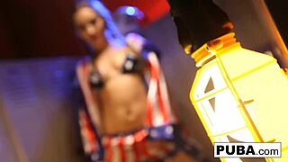 Sexy Brunette Dani Masturbates Her Tight Wet Pussy in Solo Action