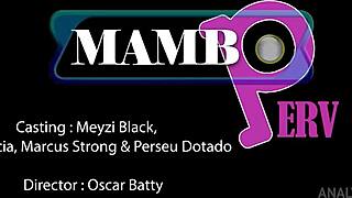 meyzi black, you exotic brazilian cutie, how does it feel getting fucked by 3 monster cocks in dap action?